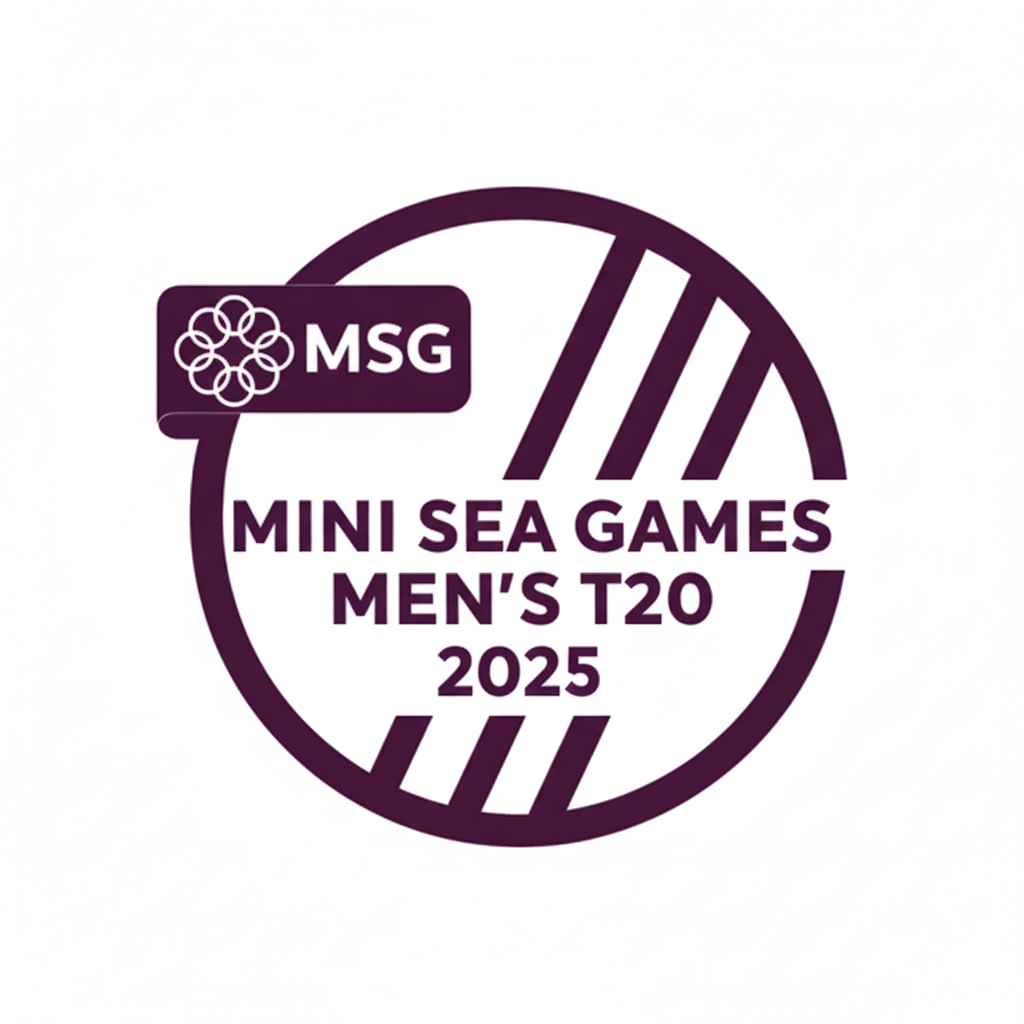 Mini sea games men's t20, 2025 logo