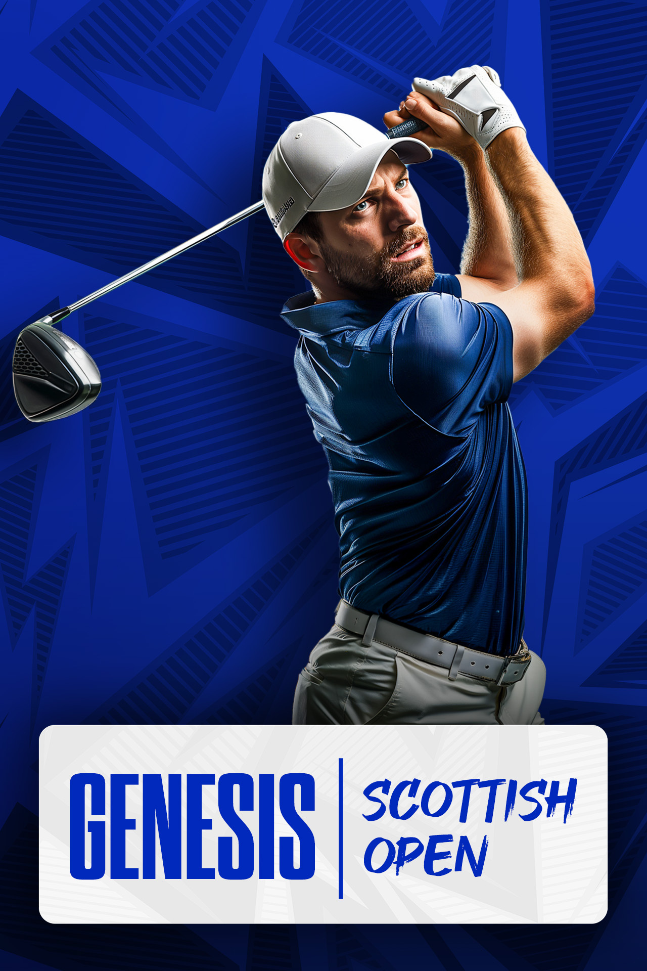 Genesis scottish open golf vertical banner