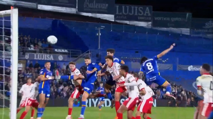 Textbook Finish! Getafe’s set piece move broke the deadlock