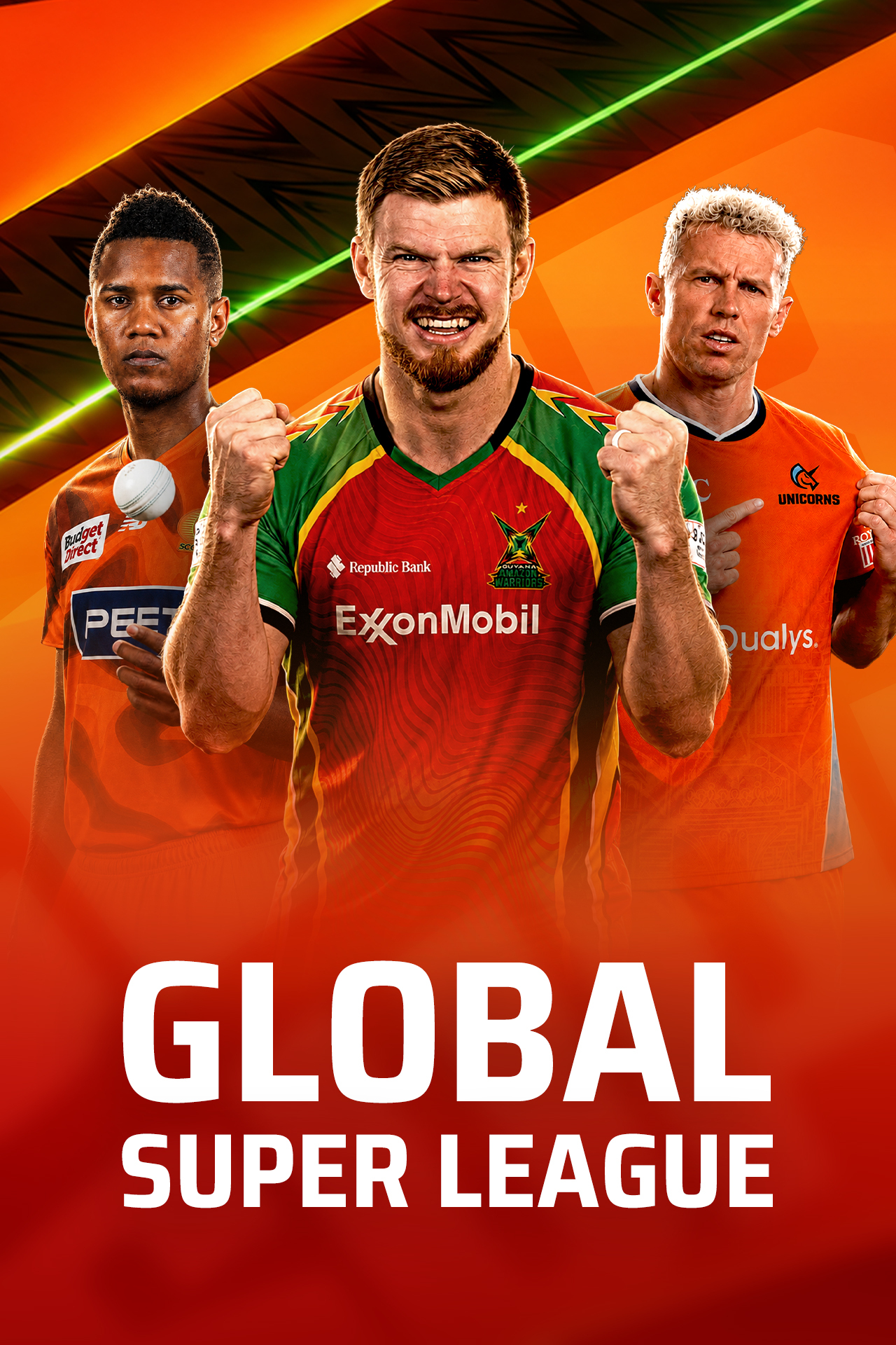 Global super league, 2026 cricket vertical banner