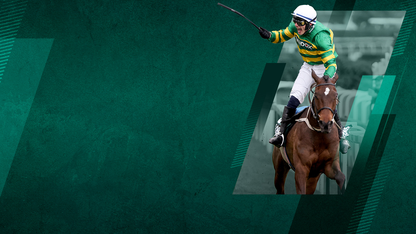 Grand national horse racing banner