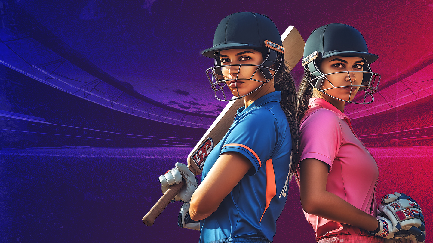 Gujarat women's championship cricket banner
