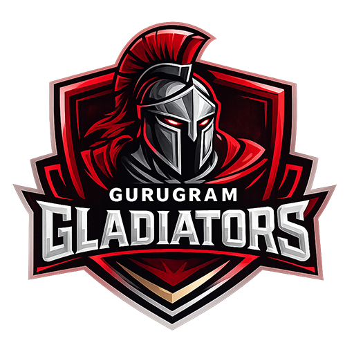 Gurugram gladiators cricket logo