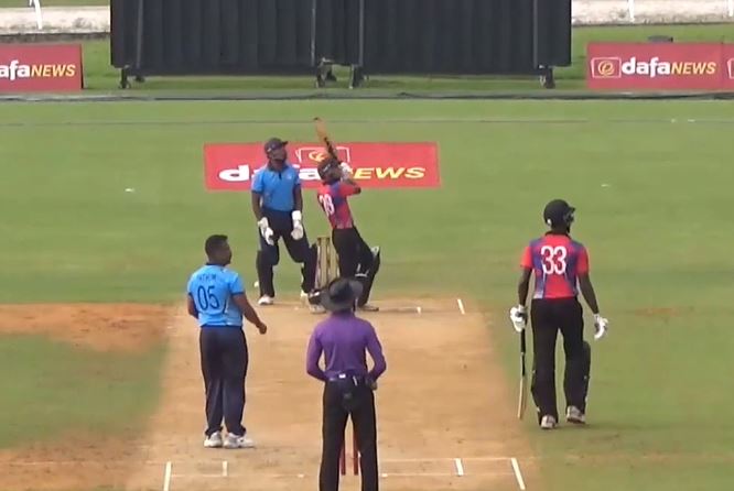 Malaysian Tigers vs Excise Department of Sri Lanka: Hairil Harisan's 58 off 41
