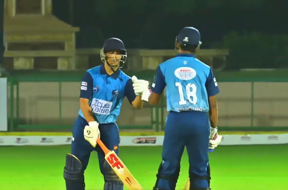 Karnavati Kings beat Gandhinagar Lions by 5 wickets | Match 9