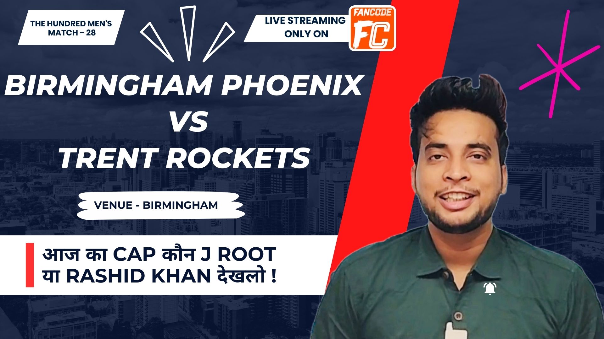 Match 28: Birmingham Phoenix vs Trent Rockets | Fantasy Preview