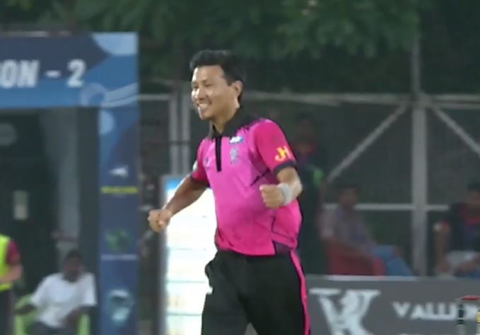 Kamle Cobra vs Tawang Tigers: Hage Tama's 3 for 20 