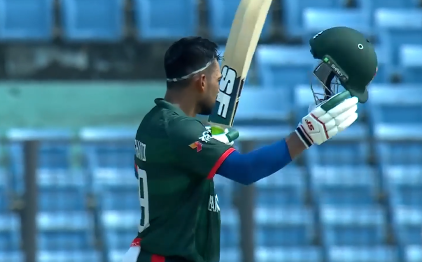 Najmul Hossain Shanto's 105 off 119 | 3rd ODI 