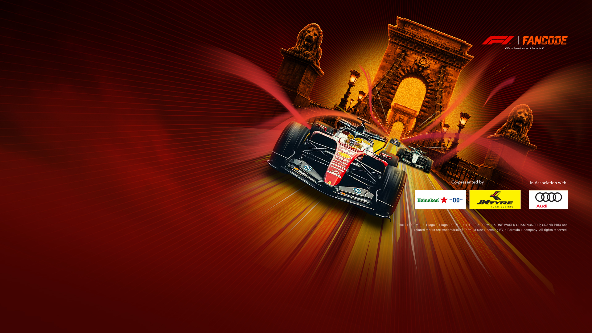 F1 aws hungarian grand prix 2026 formula 1 banner
