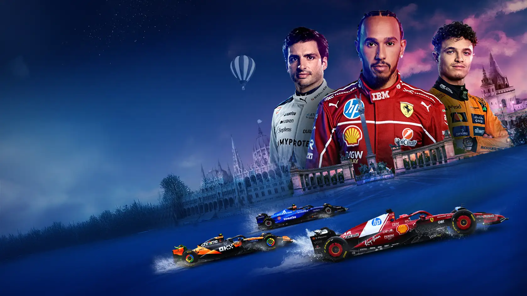 Formula 1 F1 LENOVO HUNGARIAN GRAND PRIX 2025, Watch Live races,Videos ...