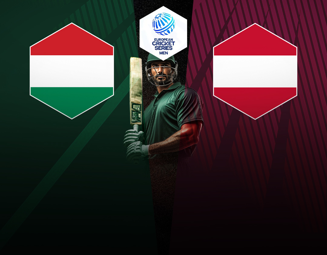 Match 6 of ecn malta t20i tri-series, 2025: hungary vs austria banner
