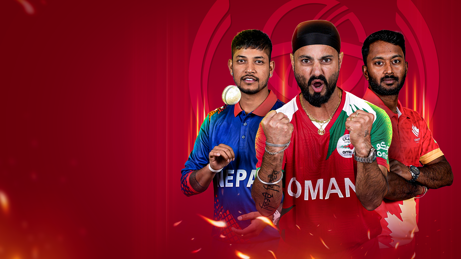 Icc cwc league 2 oman, 2026 cricket banner