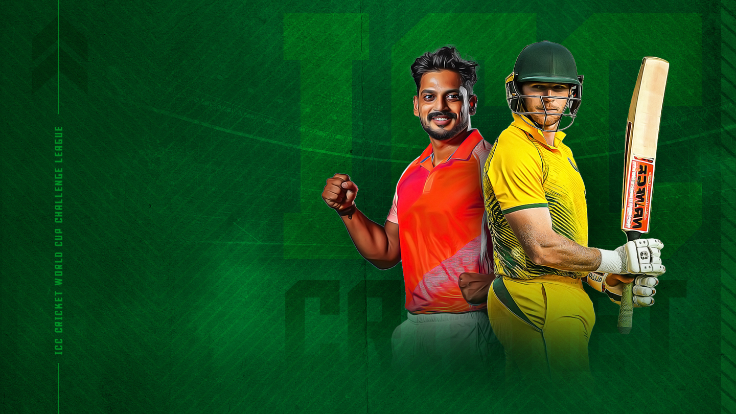 Icc cricket world cup challenge league, 2024-26 cricket banner