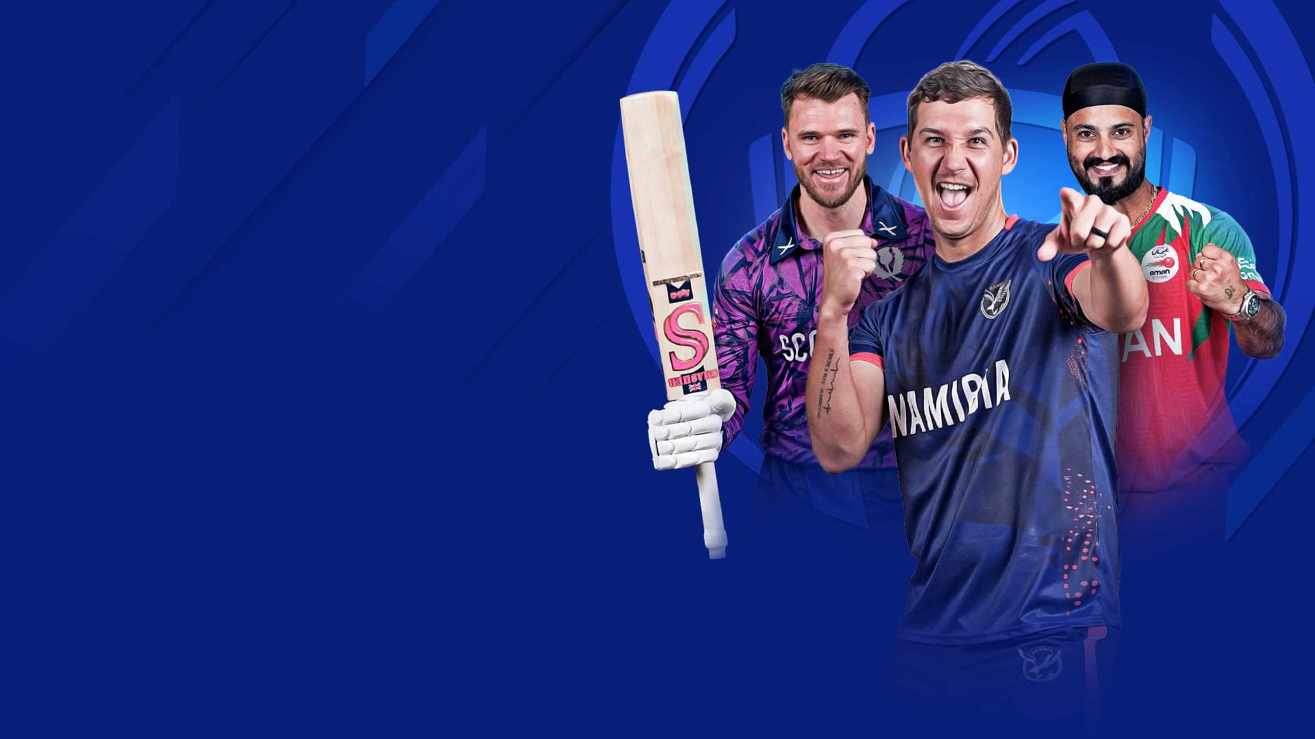 Icc cwc league 2, namibia cricket banner