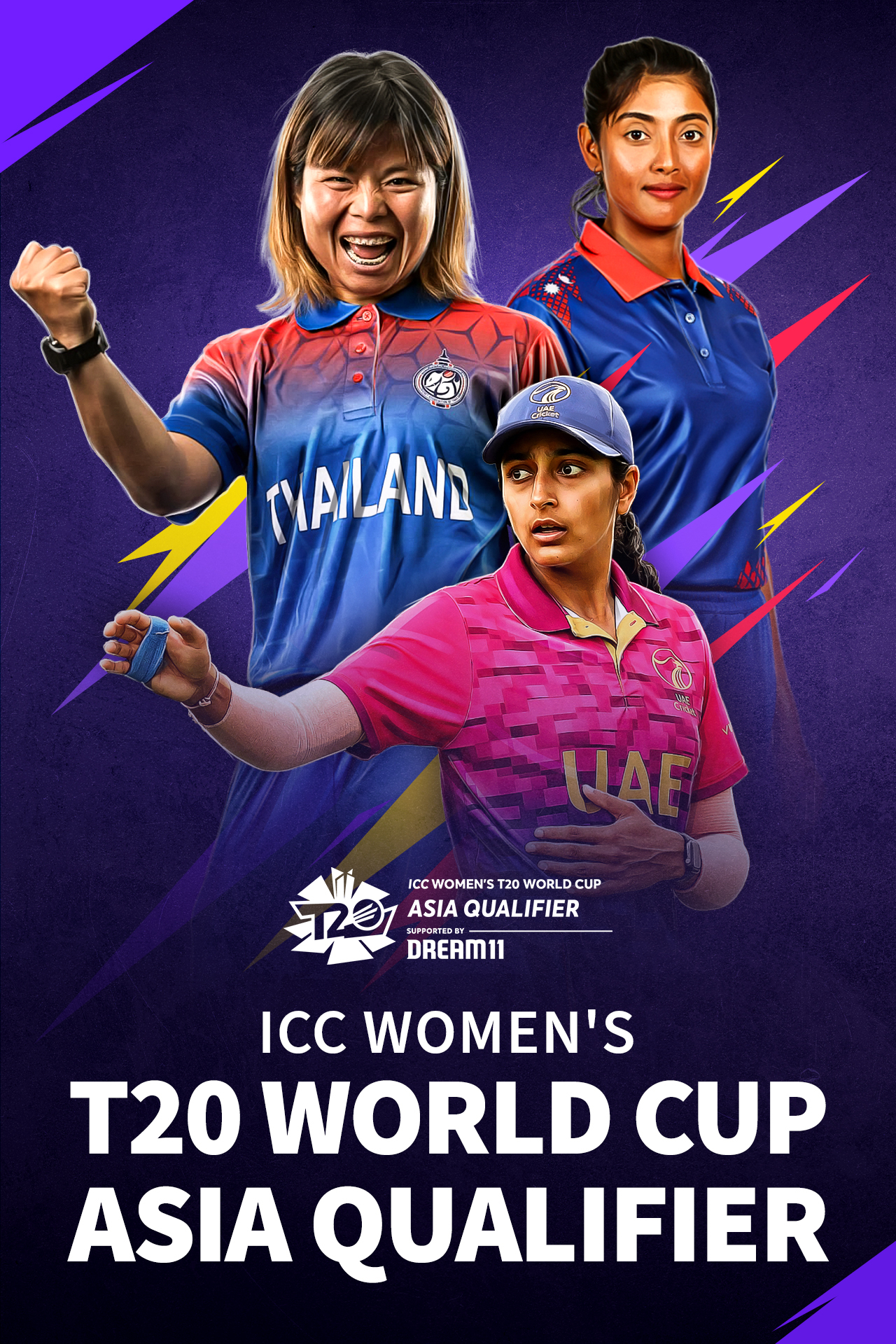 Icc women's t20 world cup asia qualifier, 2025 tour image