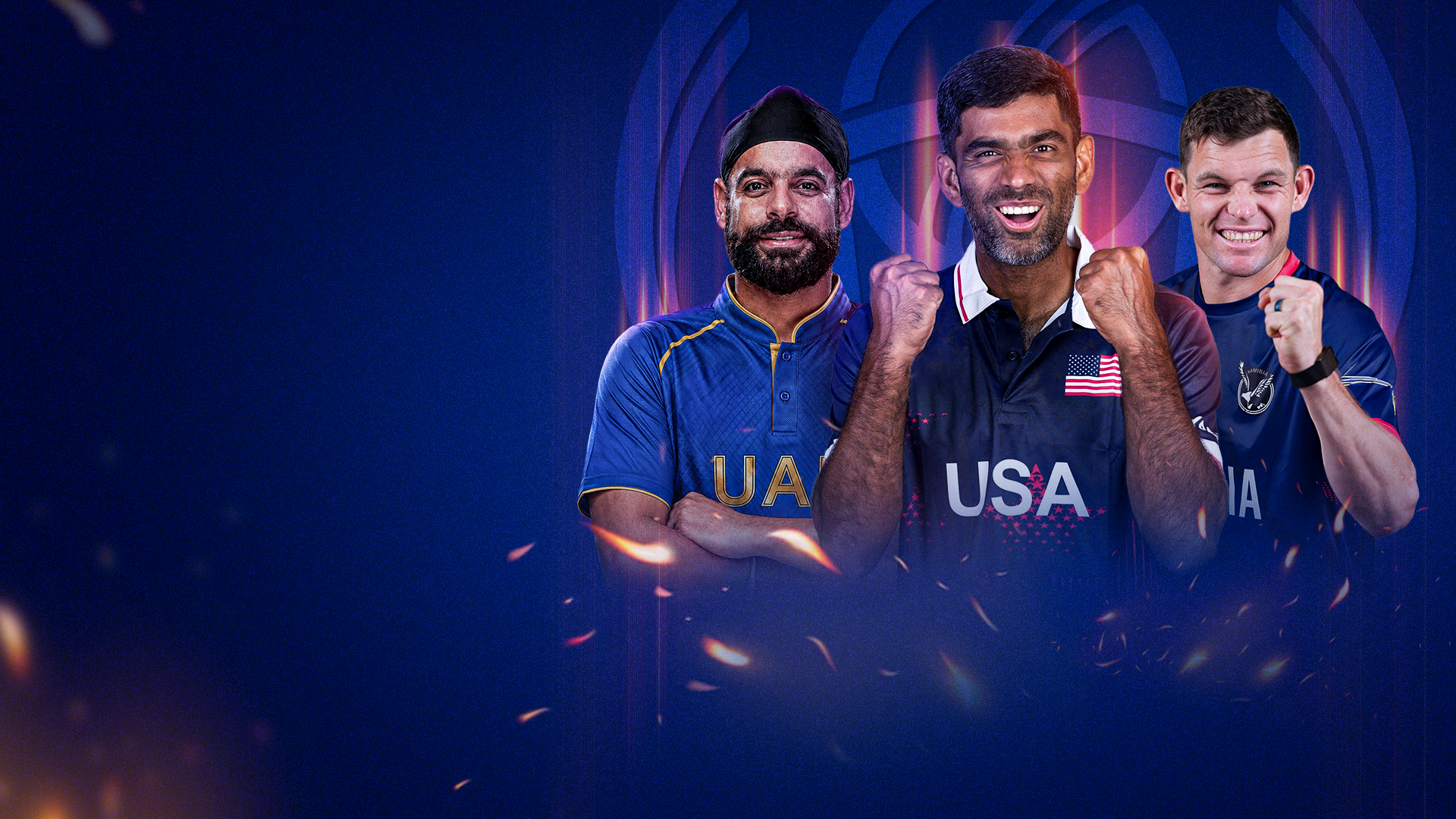 Icc cwc league 2 usa, 2026 cricket banner