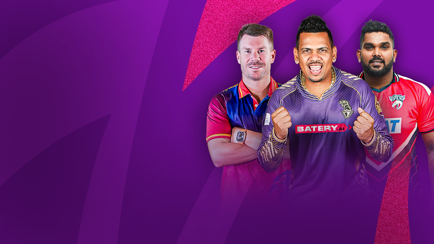 Dp world international league t20, 2025 cricket banner