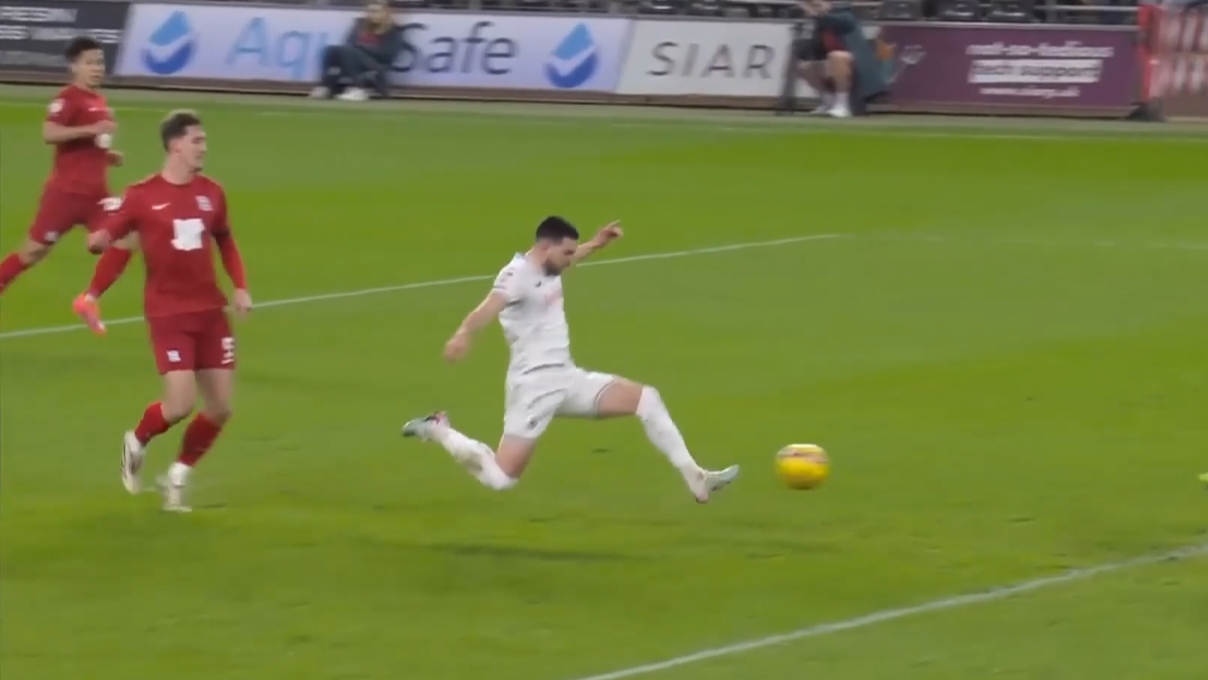 Flying Finish! Zan Vipotnik's daring goal lights up the ground