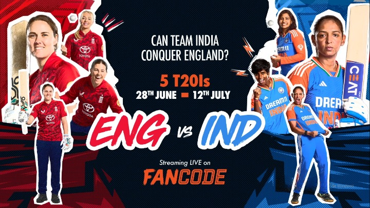 India Women tour of England 2025: Live on FanCode!
