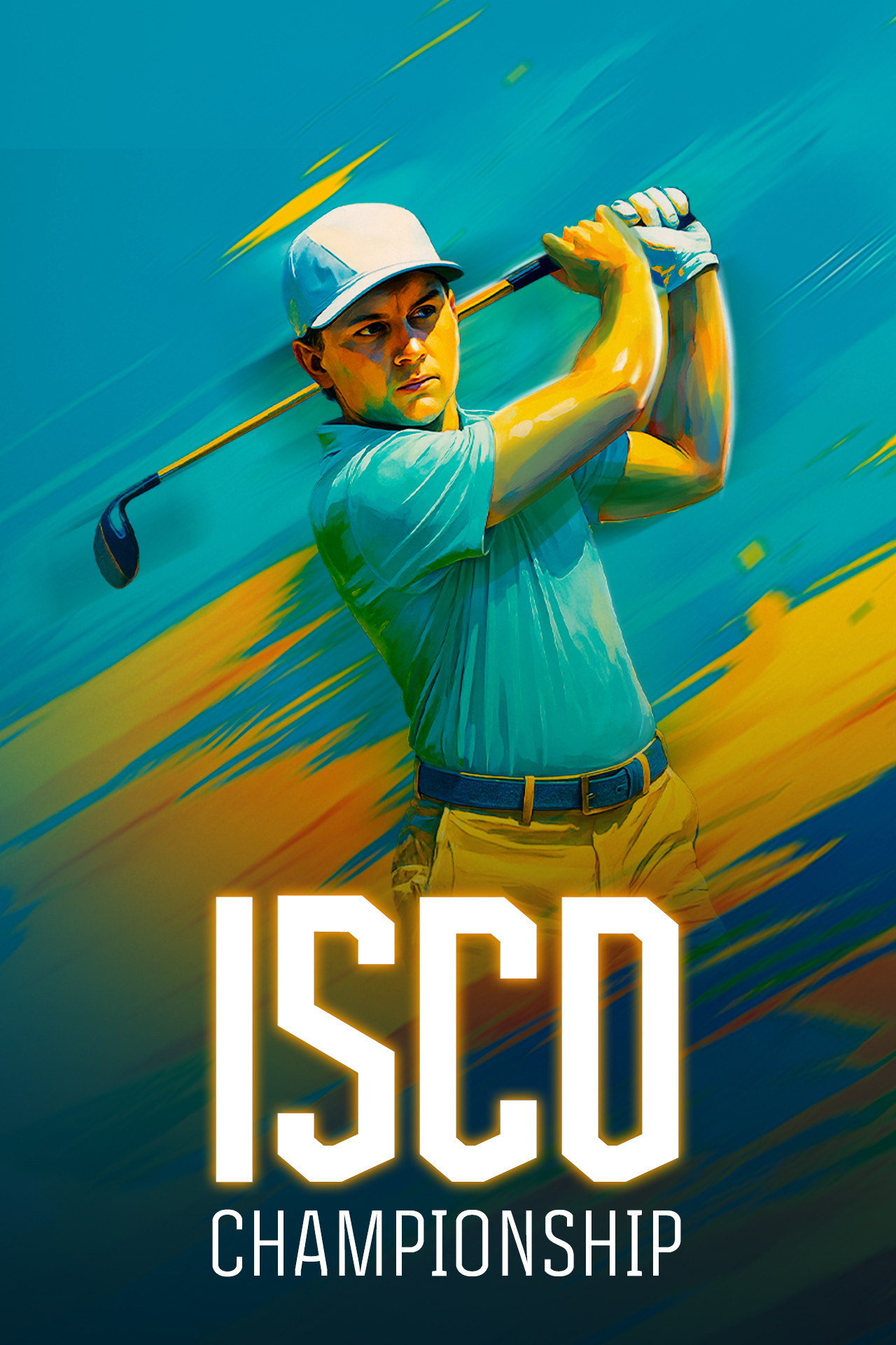 Isco championship 2025 golf vertical banner