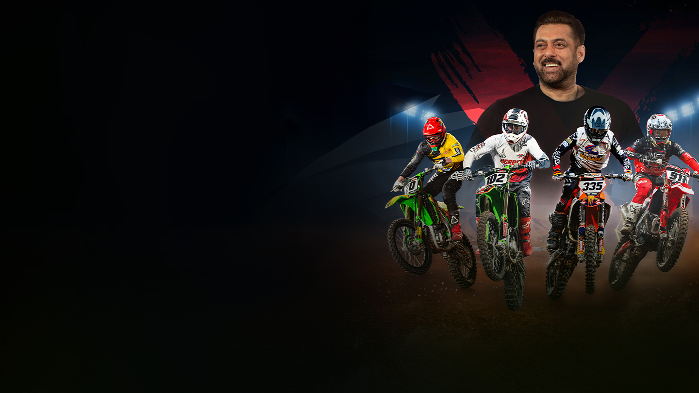 Indian supercross racing league motorsports banner