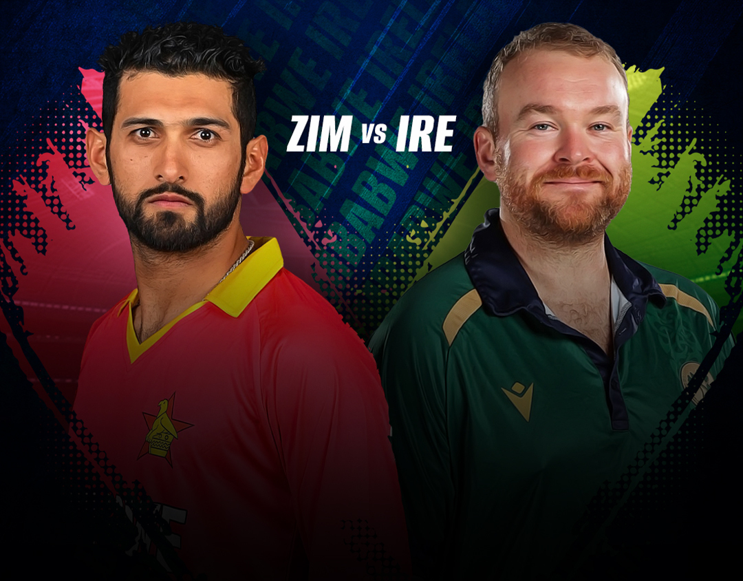 2nd odi of ireland tour of zimbabwe, 2025: zimbabwe vs ireland banner