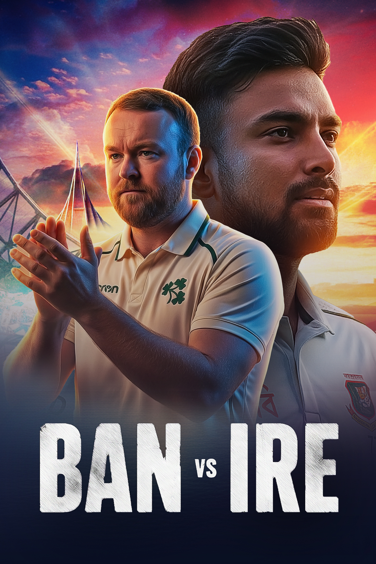 Ireland tour of bangladesh, 2025 cricket vertical banner