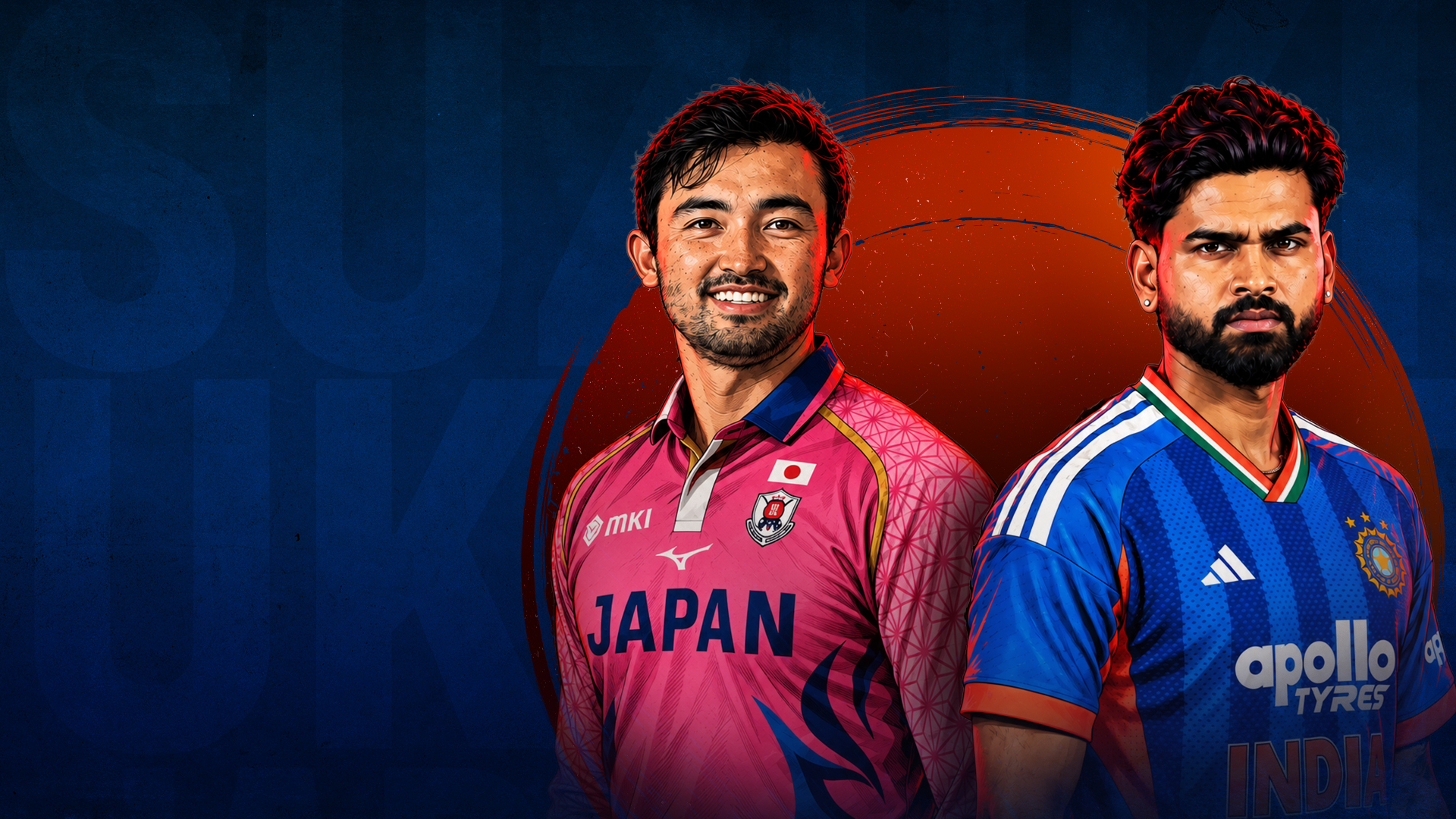 India tour of japan, 2026 cricket banner