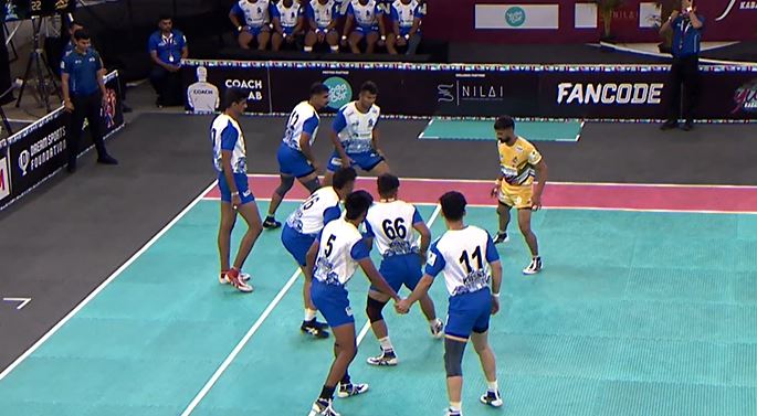 Kuldeep Singh's Kabaddi ka kamaal performance