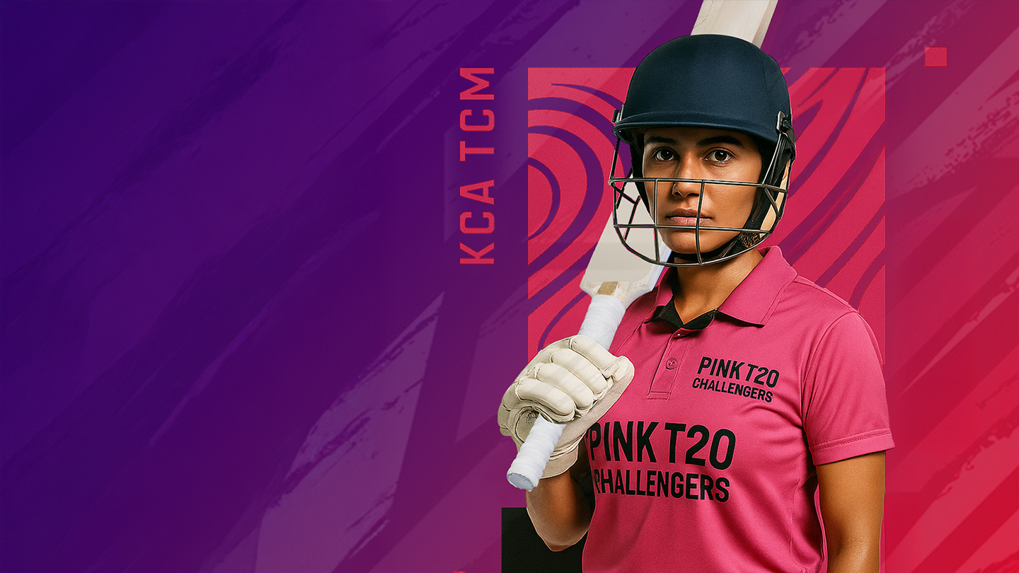 Kca tcm pink t20 challengers, 2025 cricket banner