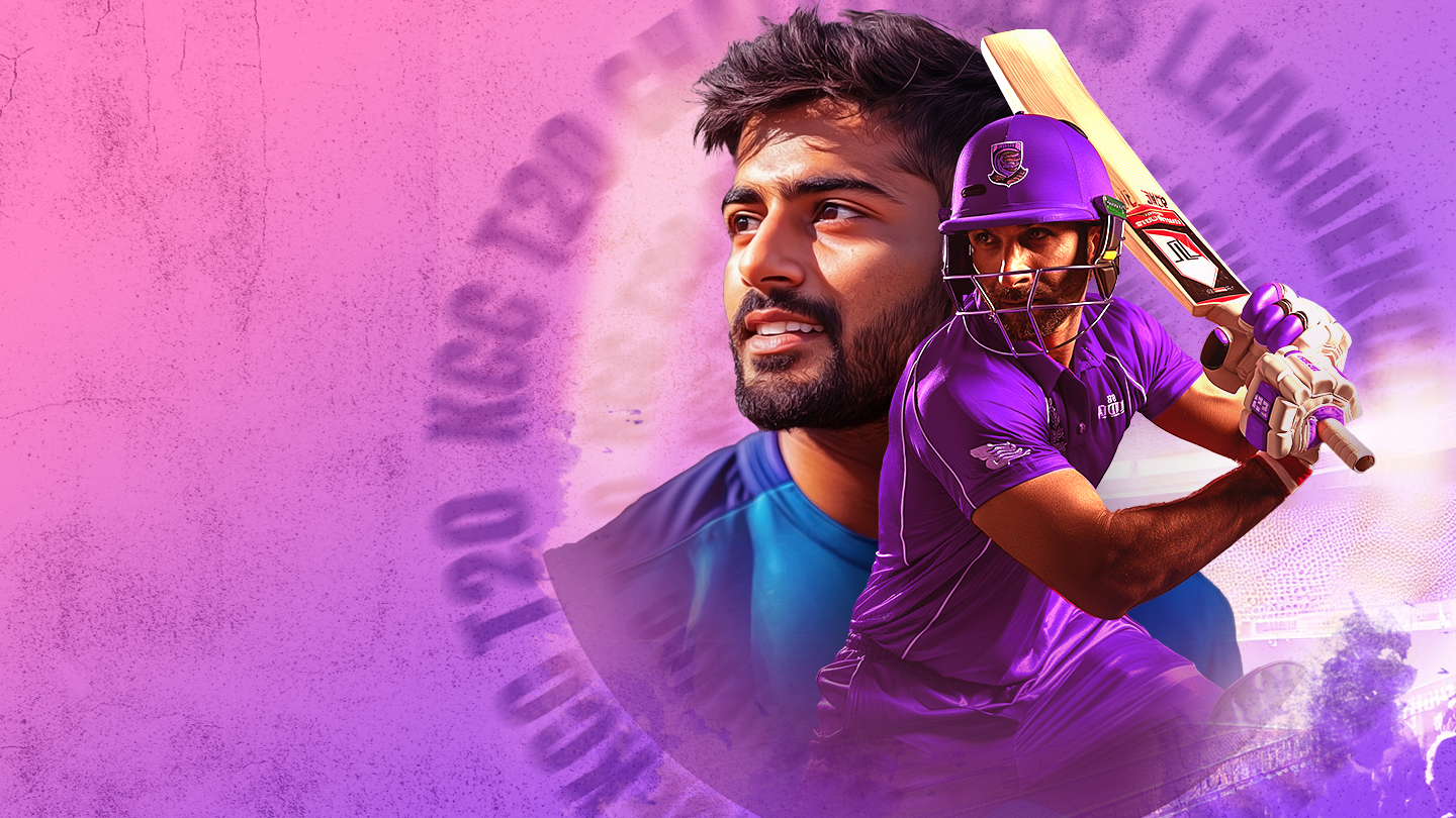 Kcc t20 challengers a league, 2024-25 cricket banner
