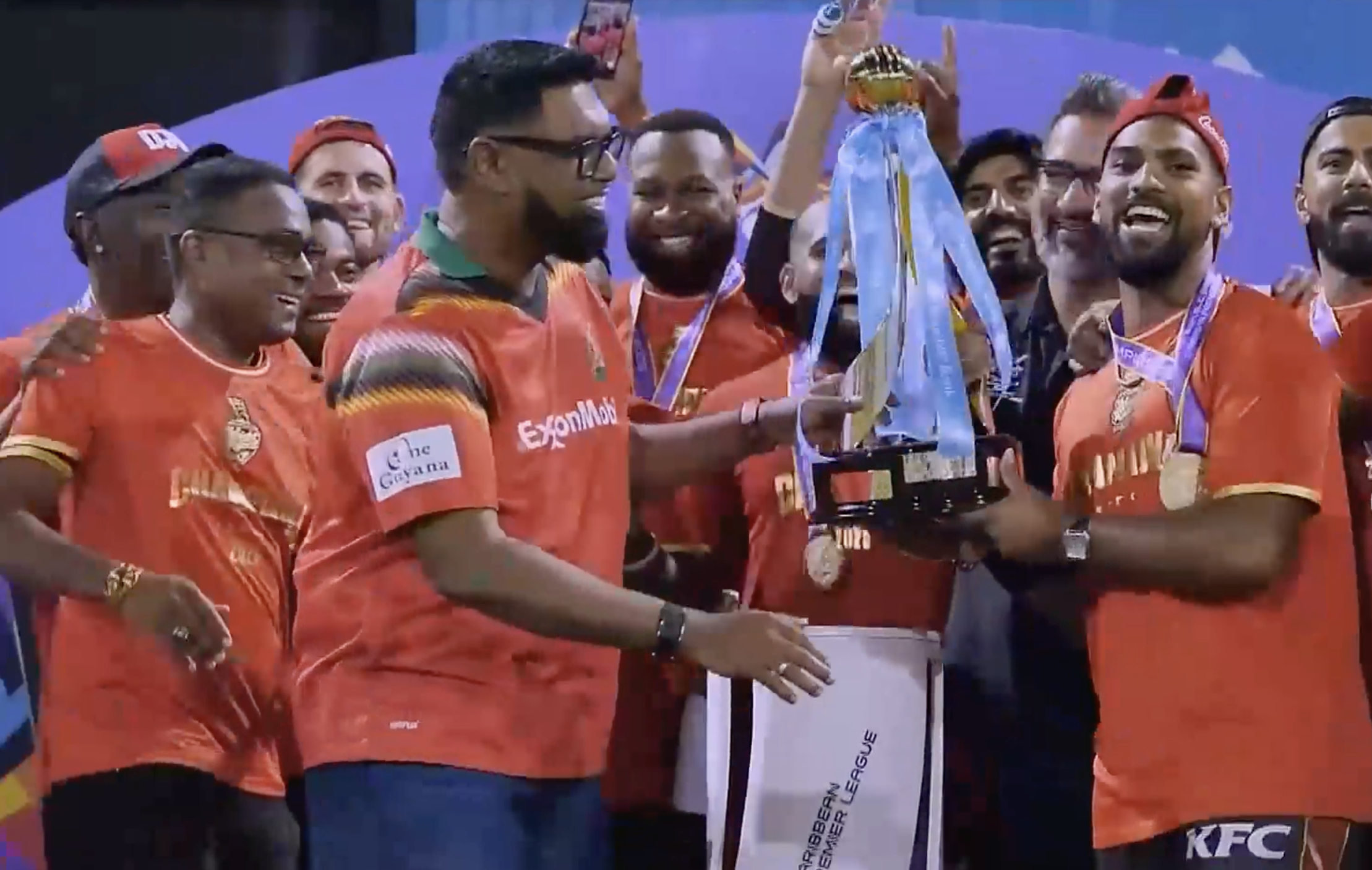 CHAMPIONS of the Caribbean! TKR lift their 5th CPL title