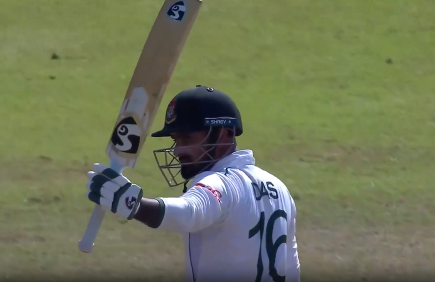 Litton Das's 60 off 66 | 1st Test, Day 3