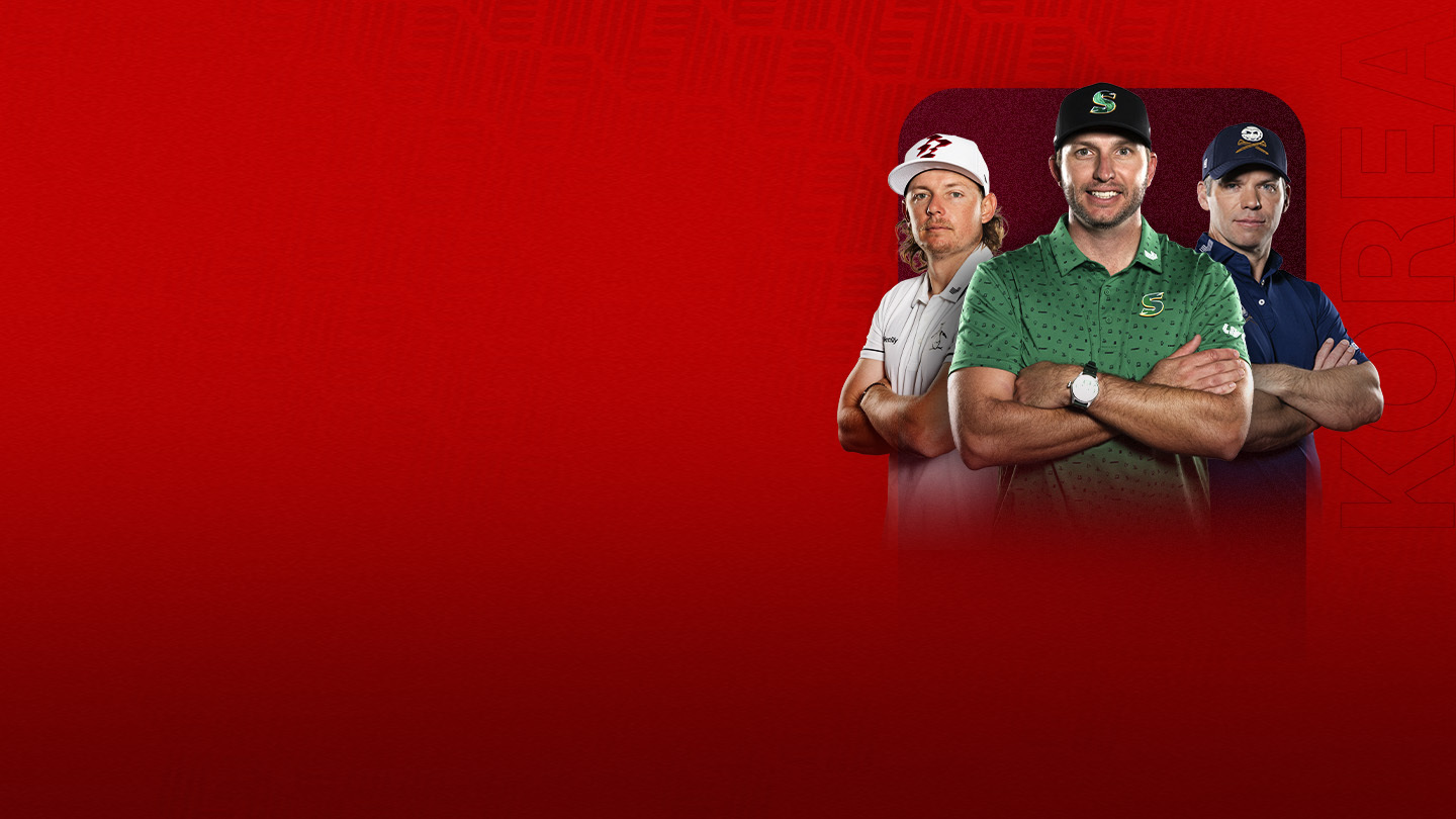 Liv golf korea golf banner