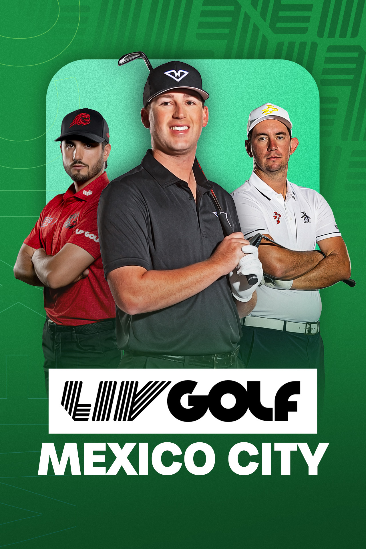 Liv golf mexico city golf vertical banner