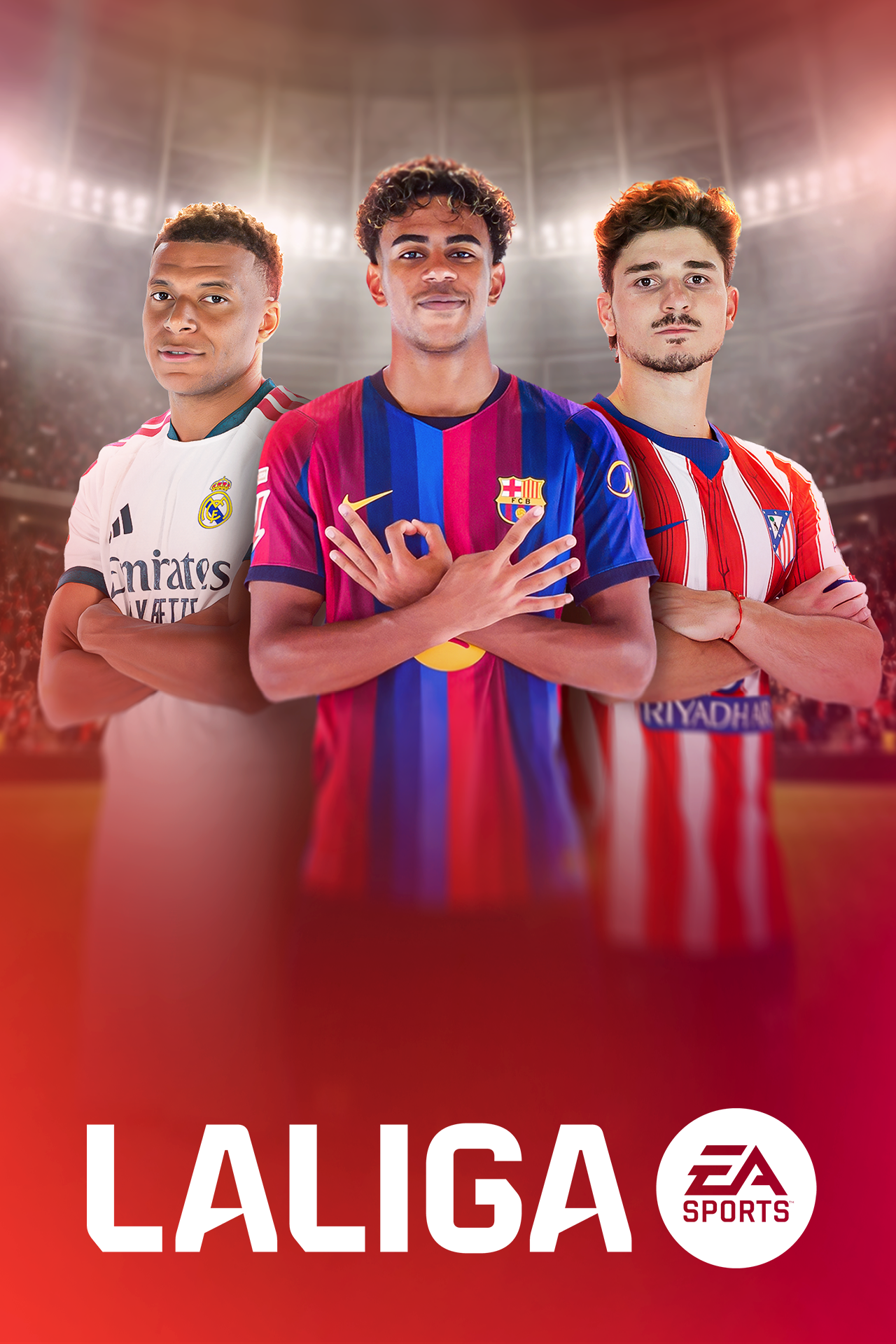 Laliga 2026-27 football vertical banner