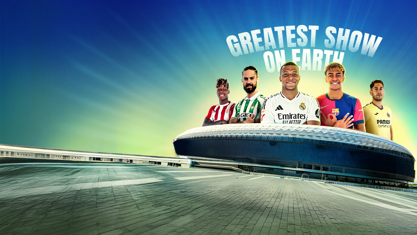 Laliga 2025-26 football banner