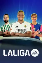 Laliga 2025-26 football vertical banner