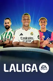 Laliga 2025-26 football vertical banner