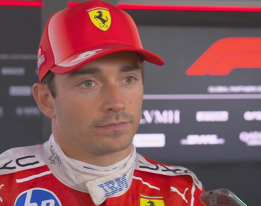 Leclerc says qualifying position made race tougher
