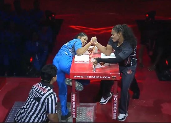 Jaipur Veers vs Mumbai Muscle | Ardhra Suresh vs Shweta Rajawat (55kg) | English Highlights