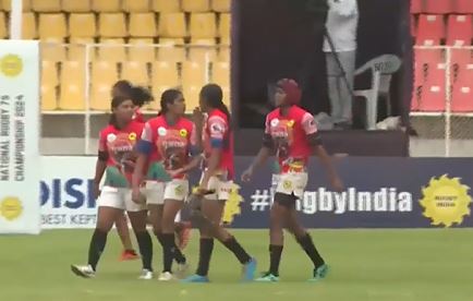 M63: Gujarat 22-0 Jharkhand | Girls Junior National Rugby 7s 2024