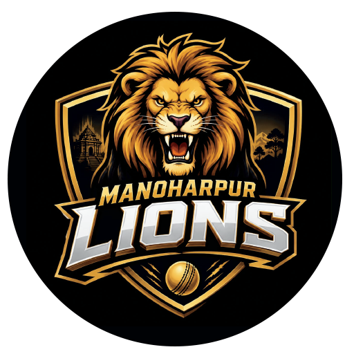 Manoharpur lions cricket logo
