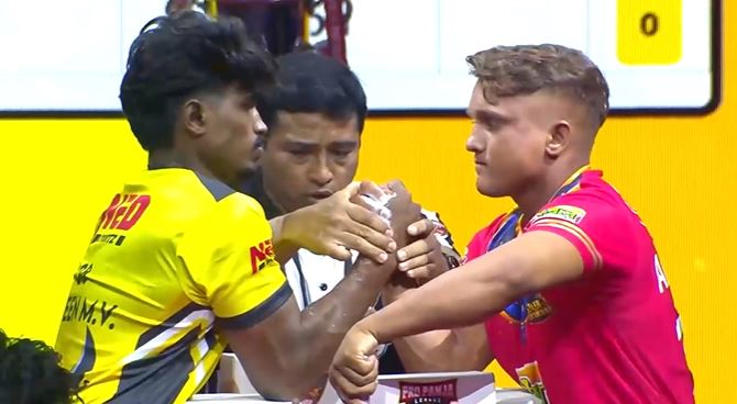 Adarsh MM vs Naveen MV | Kiraak Hyderabad vs Sher-E-Ludhiana (60 KG)