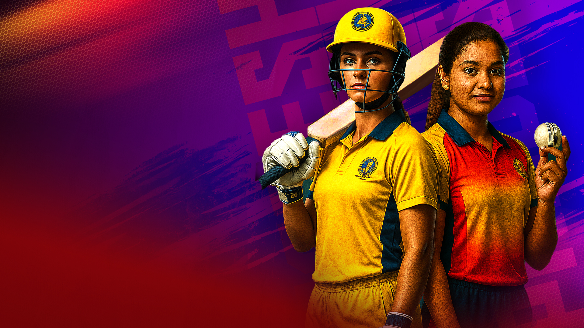 Madhya pradesh women's league, 2025 cricket banner