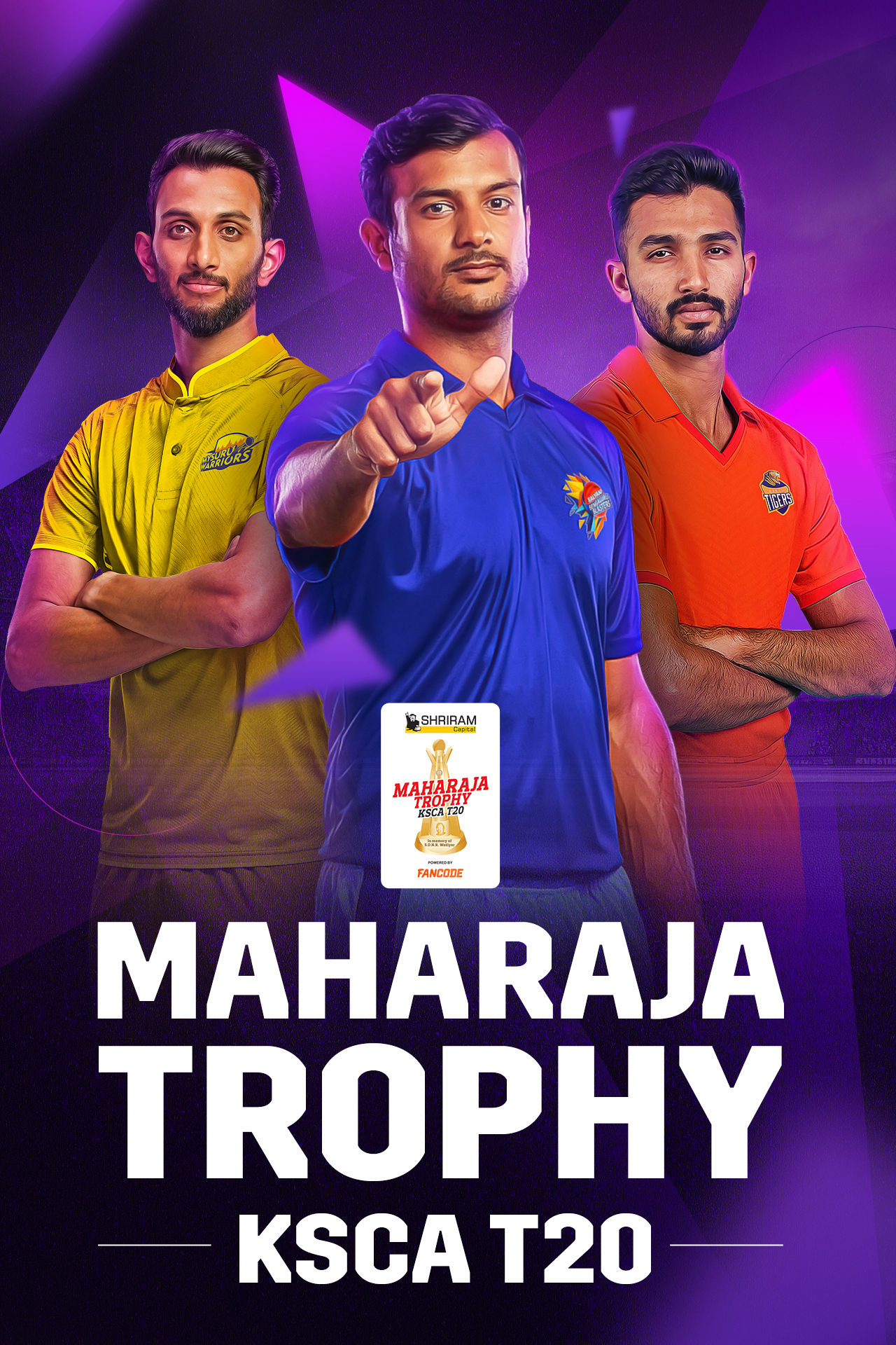 Maharaja t20 trophy, 2025 tour image