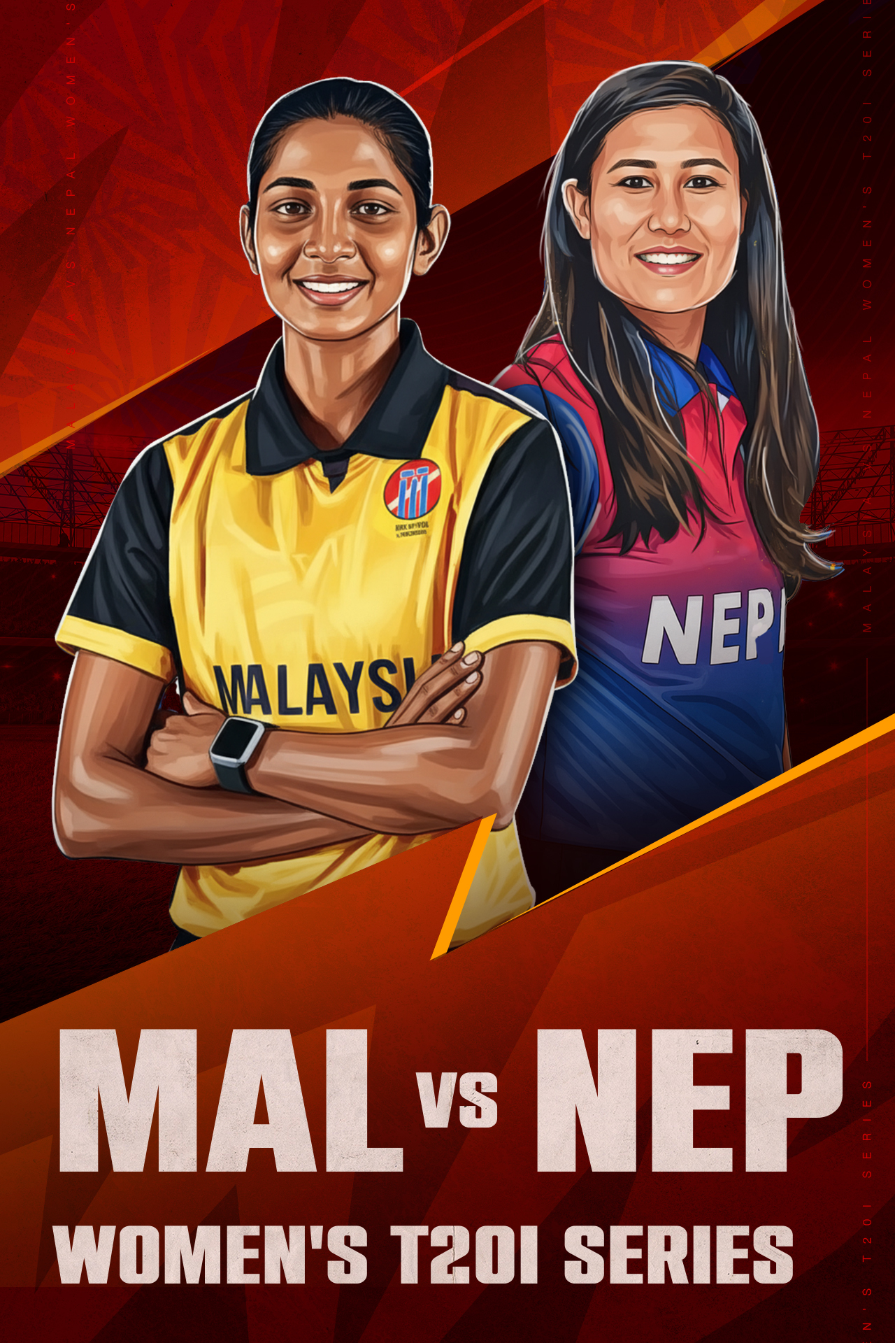 Nepal women tour of malaysia, 2025 tour image