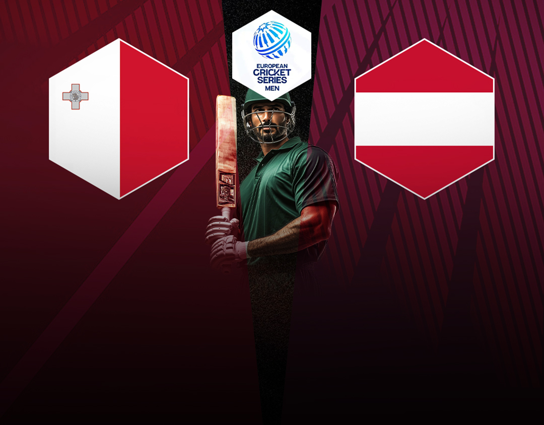 Match 2 of ecn malta t20i tri-series, 2025: malta vs austria banner
