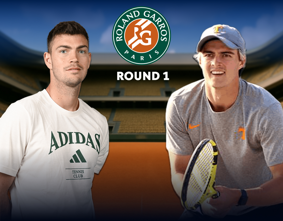 Round 1 of roland garros 2025 banner
