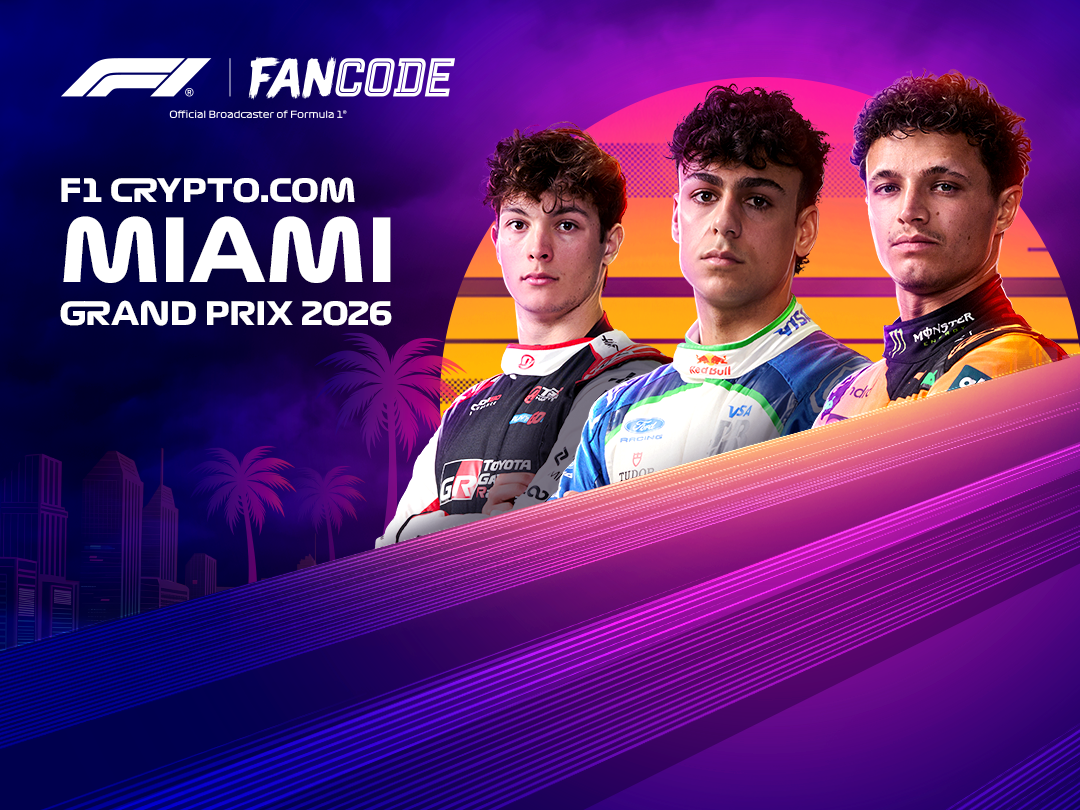 Sprint qualifying of f1 crypto com miami grand prix 2026 banner